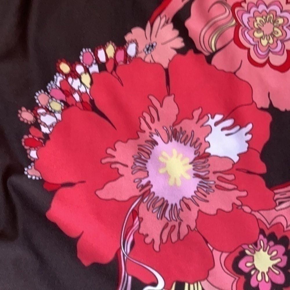 Sweet size 12 adorable tropical dress  3/4 sleeves - Picture 4 of 8
